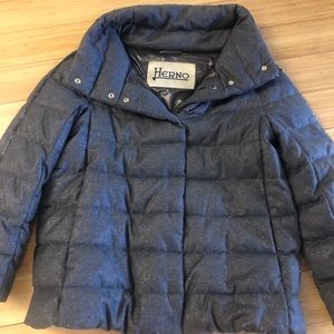 Herno Grey alternative down jacket | color: grey | size: 44 (fits like a medium)
